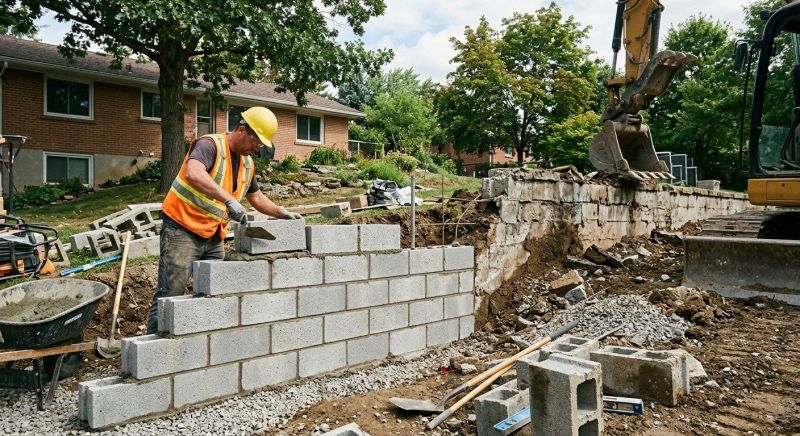 Block Wall Replacement in Norwalk, CT