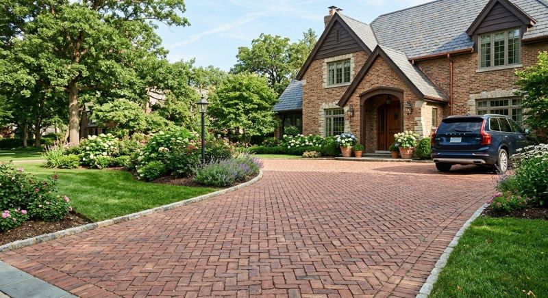 Brick Driveway Paving in Framingham, MA