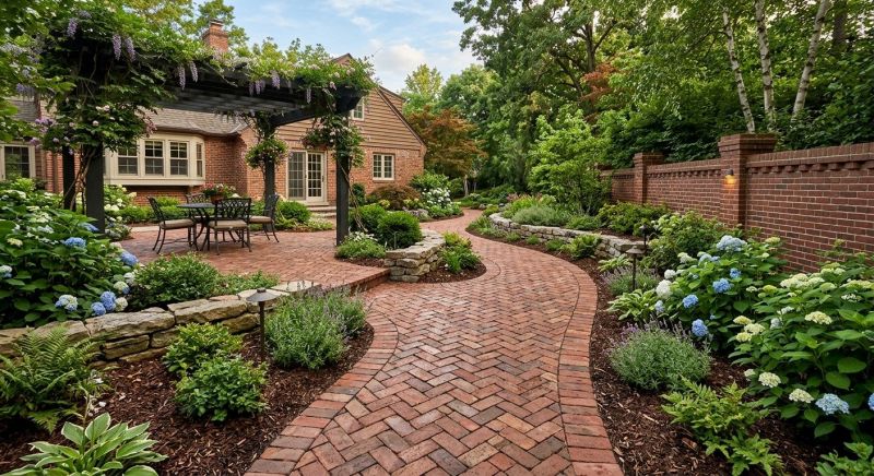 Brick Hardscape Construction in Warwick, RI