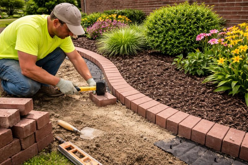 Brick Hardscape Installation in West Hartford, CT