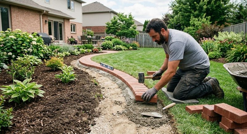 Brick Landscaping Installation in Stamford, CT
