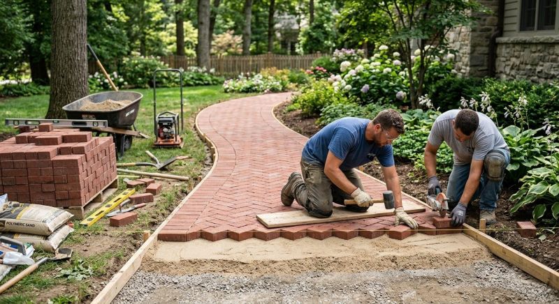 Brick Paving Installation in Boston, MA