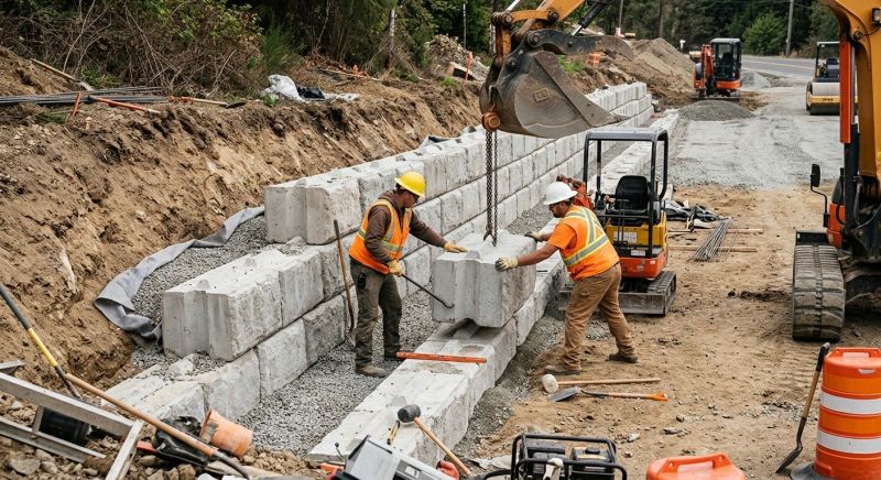 Concrete Blocks Installation in Norwalk, CT