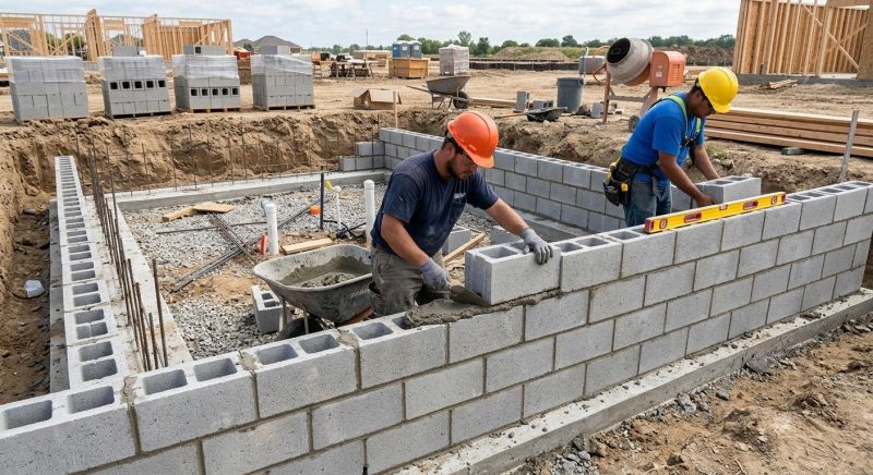 Concrete Blocks Installation in Worcester, MA