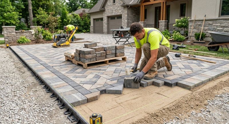 Garden Pavers Installation in Fairfield County, CT