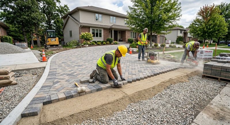 Paver Driveway Installation in Sacramento, CA
