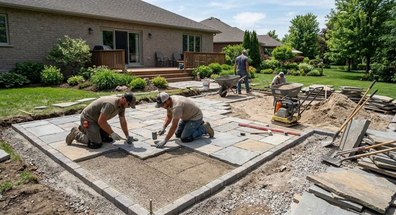 Pavers Hardscaping in Boston, MA