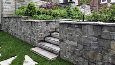 Stone Wall Hardscaping in Stamford, CT
